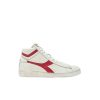 Scarpe diadora | Game L High Waxed - White/Red Pepper