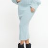 Donna vicolo Gonne | Gonna Knitwear - Baby Blue