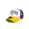 Uomo New Era Cappelli | Cappellino Trucker E-Frame La Lakers Nba - Retro Viola