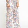 Donna glamorous Pantaloni | Ladies Trousers Painted Multi Floral