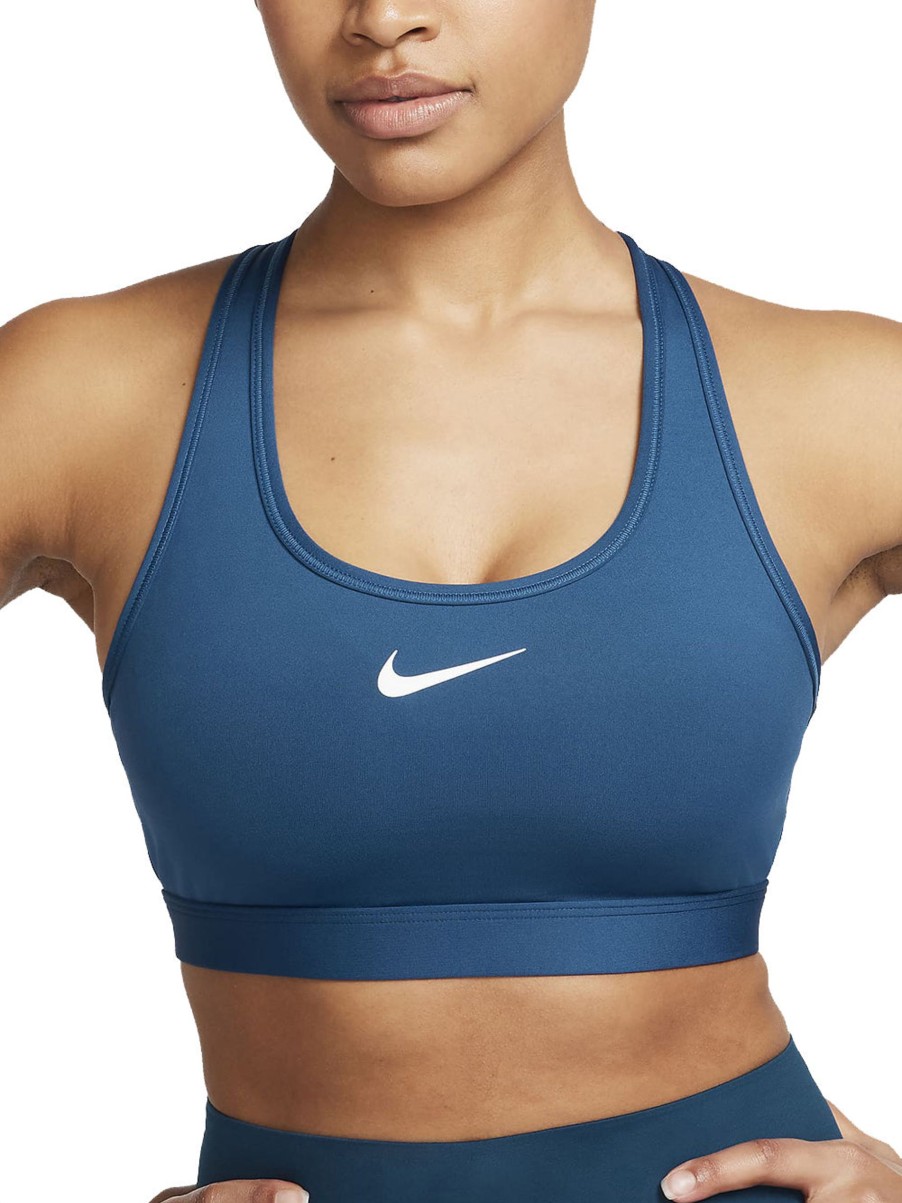 Donna nike Top | Swoosh Medium Support - Court Blue