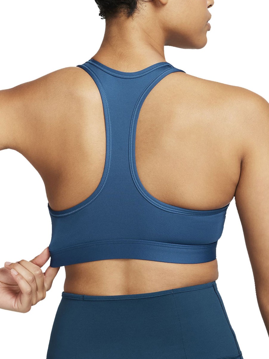 Donna nike Top | Swoosh Medium Support - Court Blue