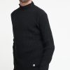 Uomo bl11 Pullover | Maglia Alpaca - Nero