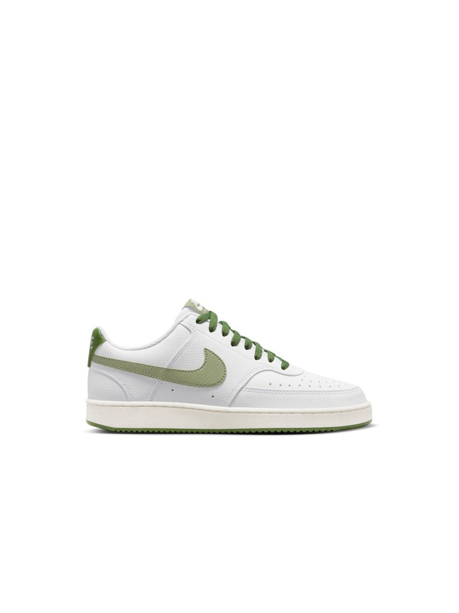 Scarpe nike | Court Vision Lo - White/Oil Green-Treeline-Sail