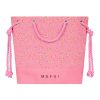 Donna me fui Borse Da Mare | Printed Handbag - Pink