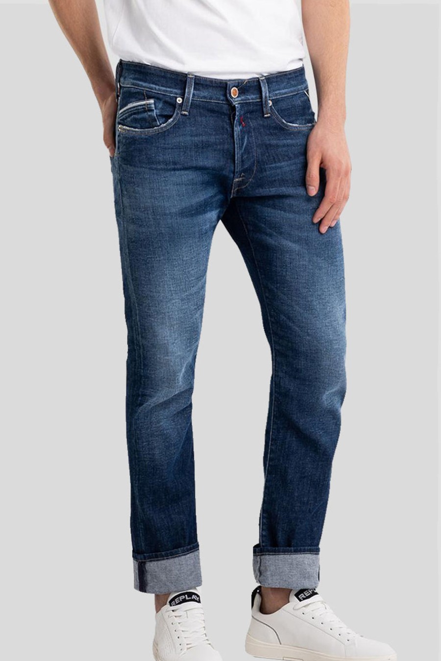 Uomo replay Pantaloni Jeans | Waitom Recycled 350°