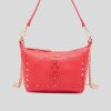 Donna la carrie bag Borse A Tracolla | Frivolous M. Lucy Sm. Shoulder Bag Tumbled Leather - Coral