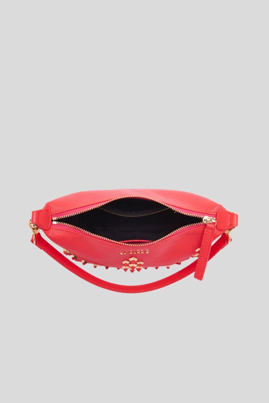 Donna la carrie bag Borse A Tracolla | Frivolous M. Lucy Sm. Shoulder Bag Tumbled Leather - Coral