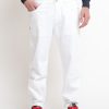 Uomo sun68 Pantaloni Jeans | Denim 5 Pocket Bull - Bianco