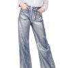 Donna vicolo Pantaloni Jeans | Pantalone Winona - Laminato Spalmato