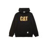 Uomo Caterpillar Felpe | Logo Hoodie - Black