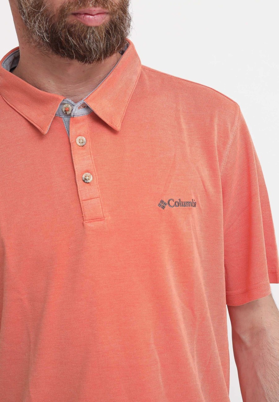 Uomo Columbia Polo | Polo Nelson Point - Desert Orange