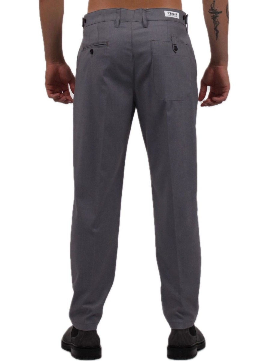 Uomo berna Pantaloni | M Pantalone - Grigio