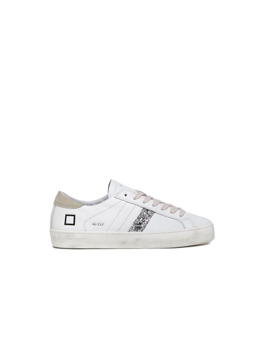 Scarpe d.a.t.e. | Hill Low Calf - White Beige