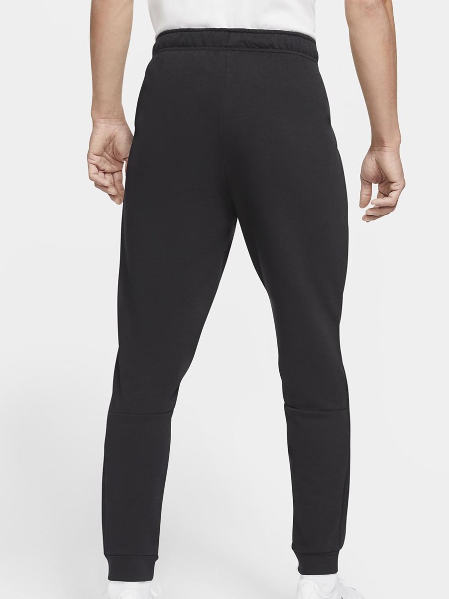 Uomo nike Pantaloni Felpa | Dry Pantaloni Fitness Dri-Fit Affusolati In Fleece - Nero