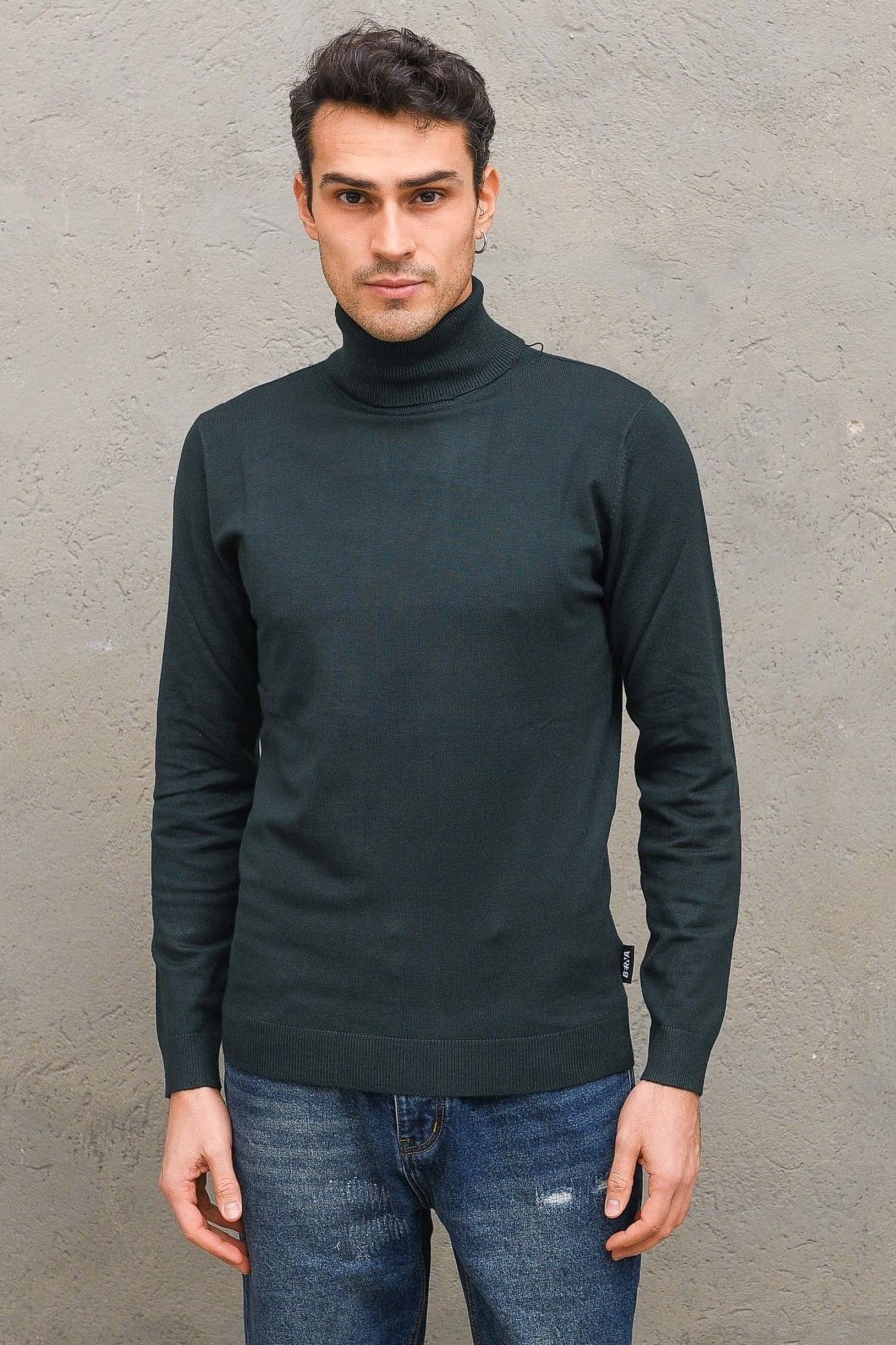 Uomo berna Pullover | M Ciclista Essentials - Verde Bottiglia