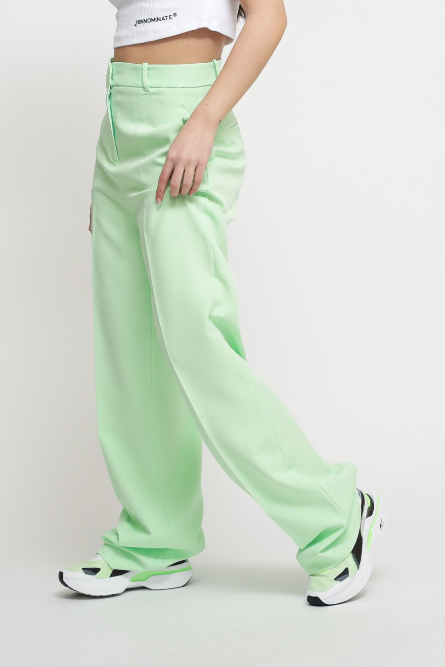 Donna Hinnominate Pantaloni | Pantalone Formale - Verde Acqua