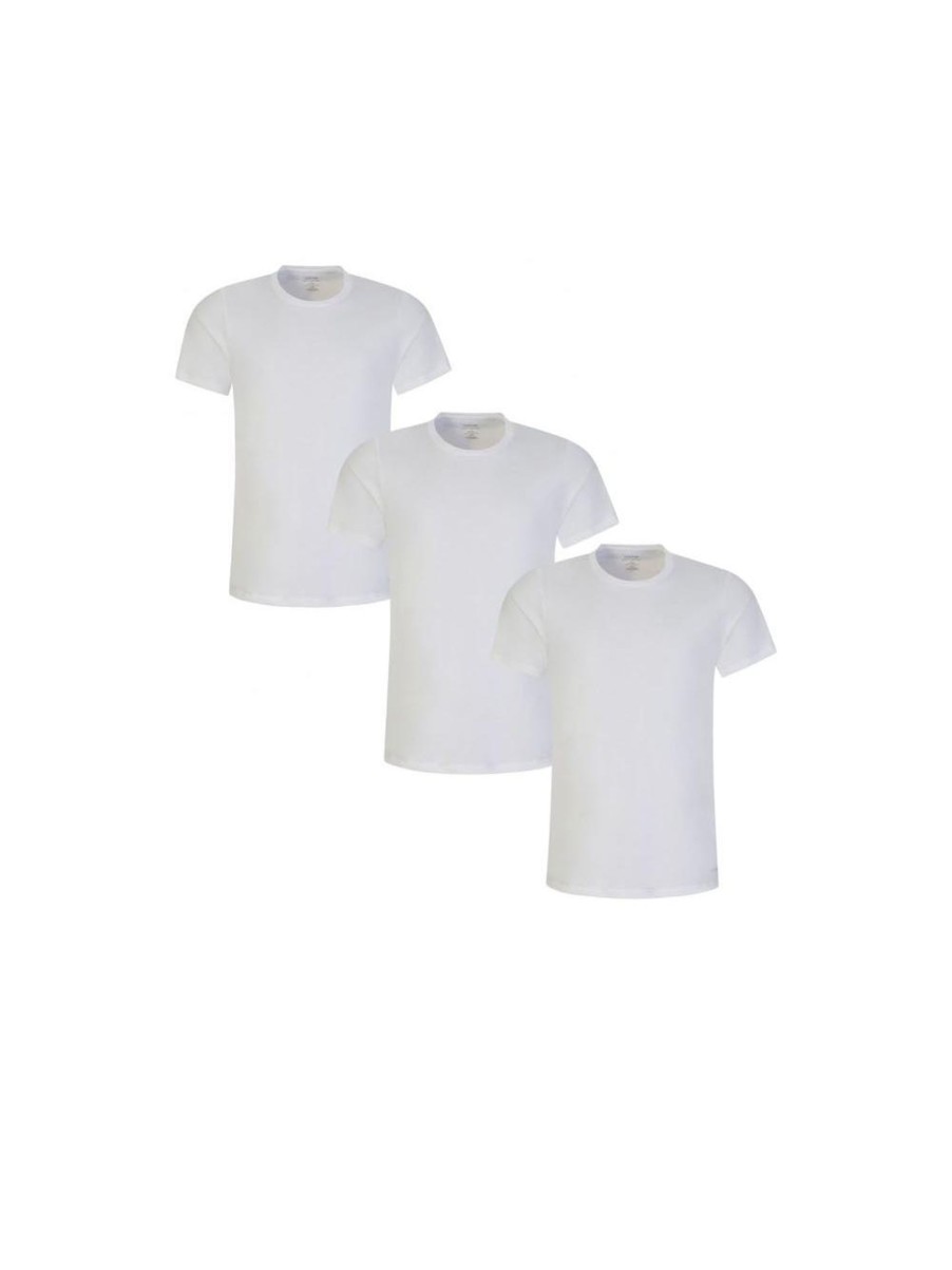 Uomo calvin klein T-Shirt Intime | S/S Crew Necl 3Pk - White