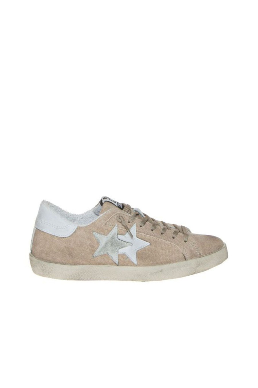 Scarpe 2Star | Sneaker Low Beige Canvas/Ghiaccio/Bianco