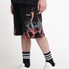 Uomo phobia vos Shorts | Black Shorts Whit Red Grey Orange Lightning