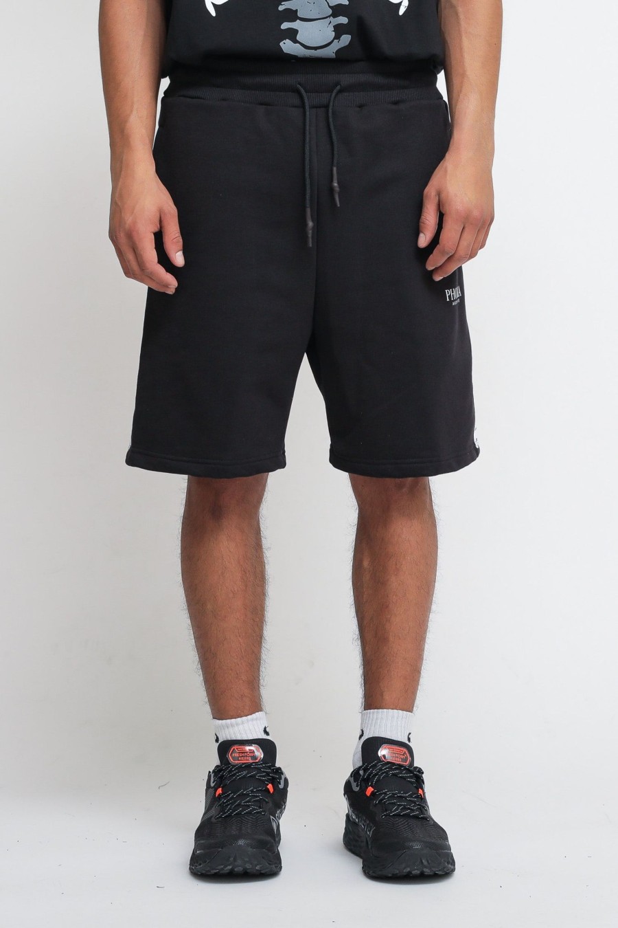 Uomo phobia vos Shorts | Shorts With White Skeleton - Black