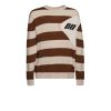 Uomo numero 00 Pullover | Fascinated Sweater - Brown/Beige