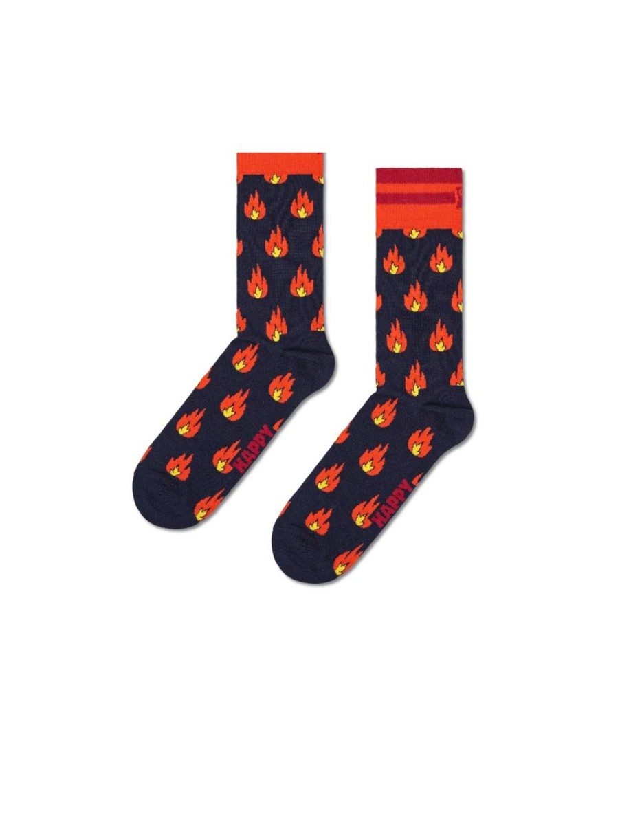 Uomo happy socks Calzini | Crew Flame Socks