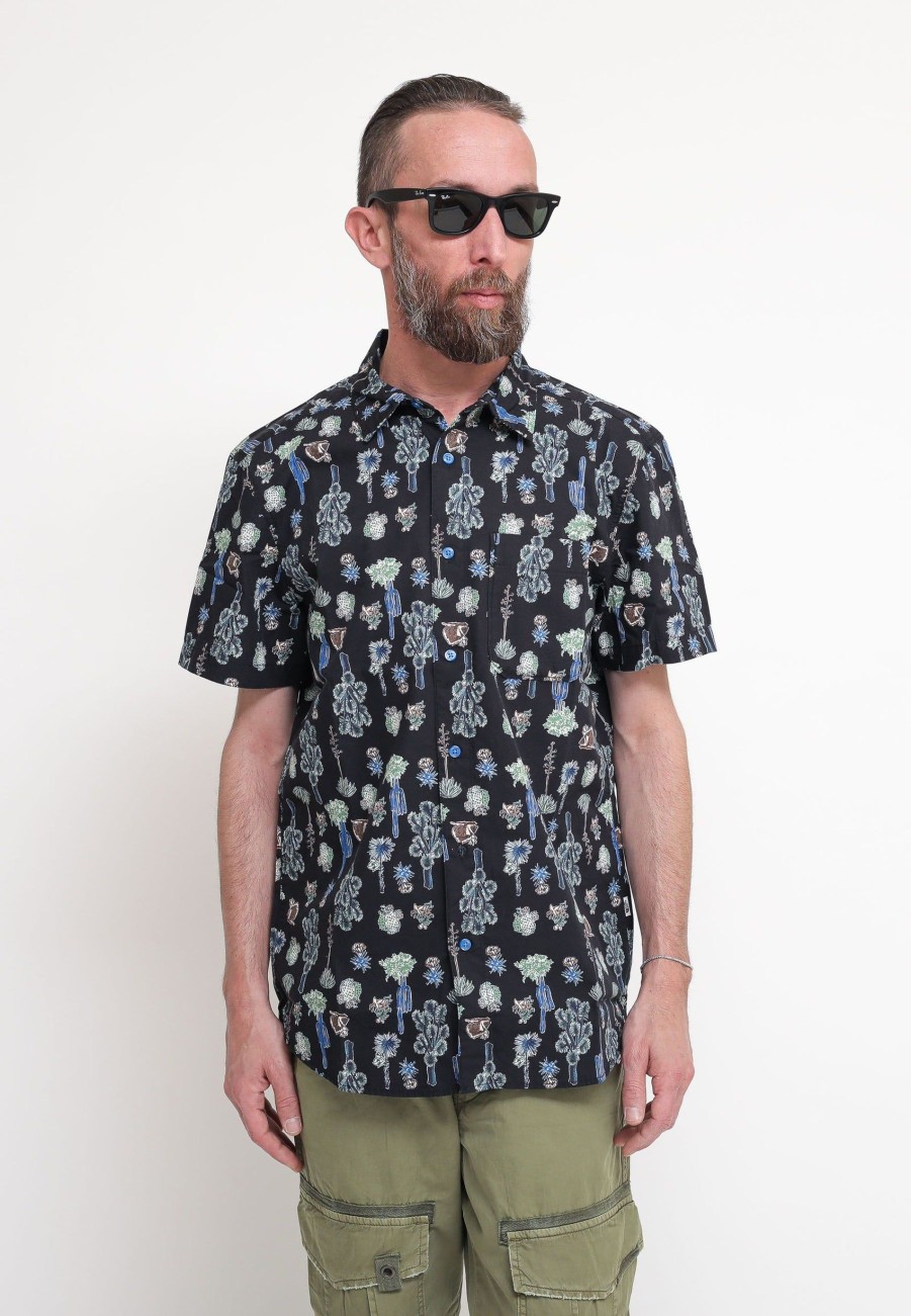 Uomo the north face Camicie | M S/S Baytrail Shirt - Srscbuctstdprnt