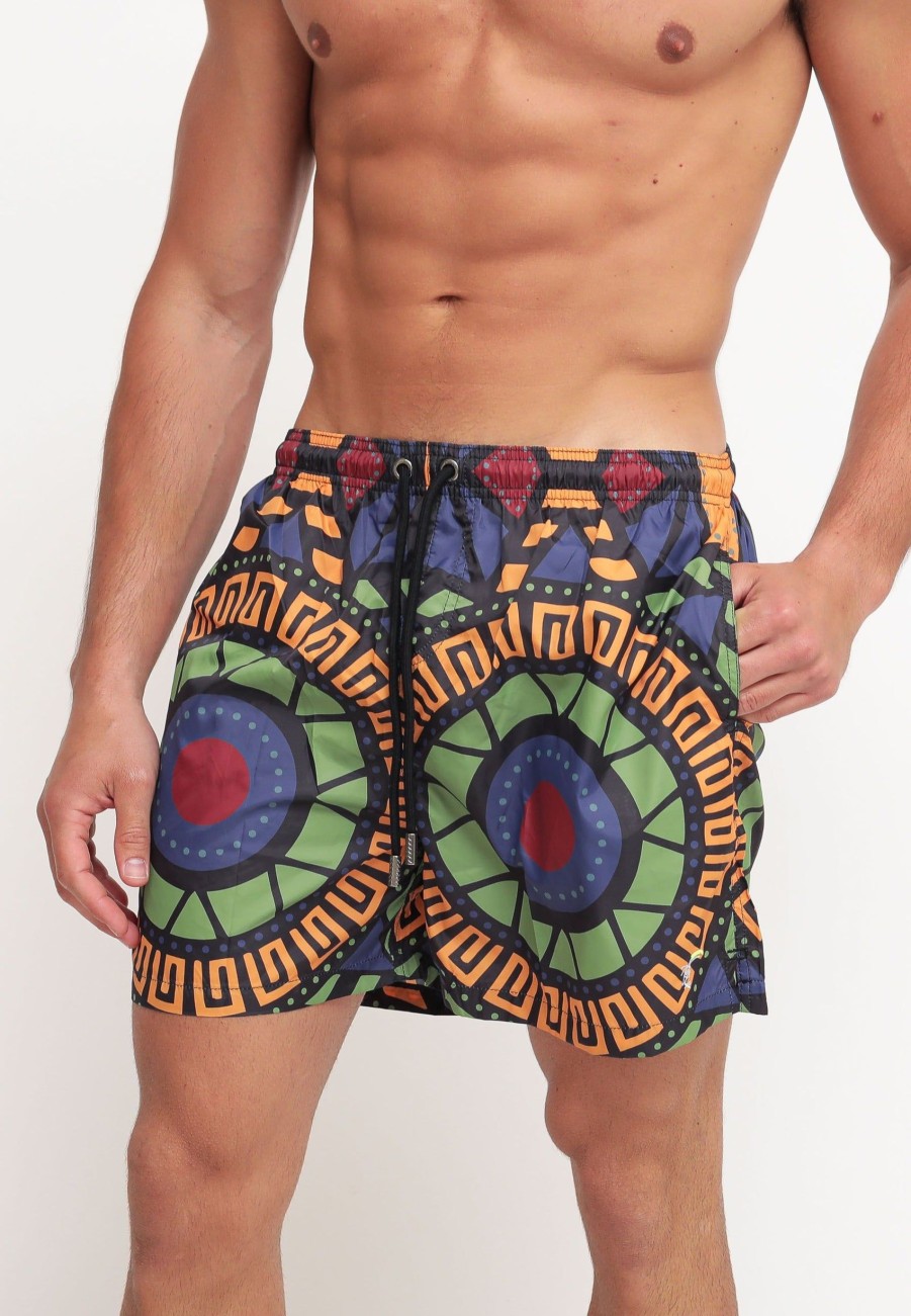 Uomo tooco Boxer Da Mare | Classic Beachwear Izapa Pastel