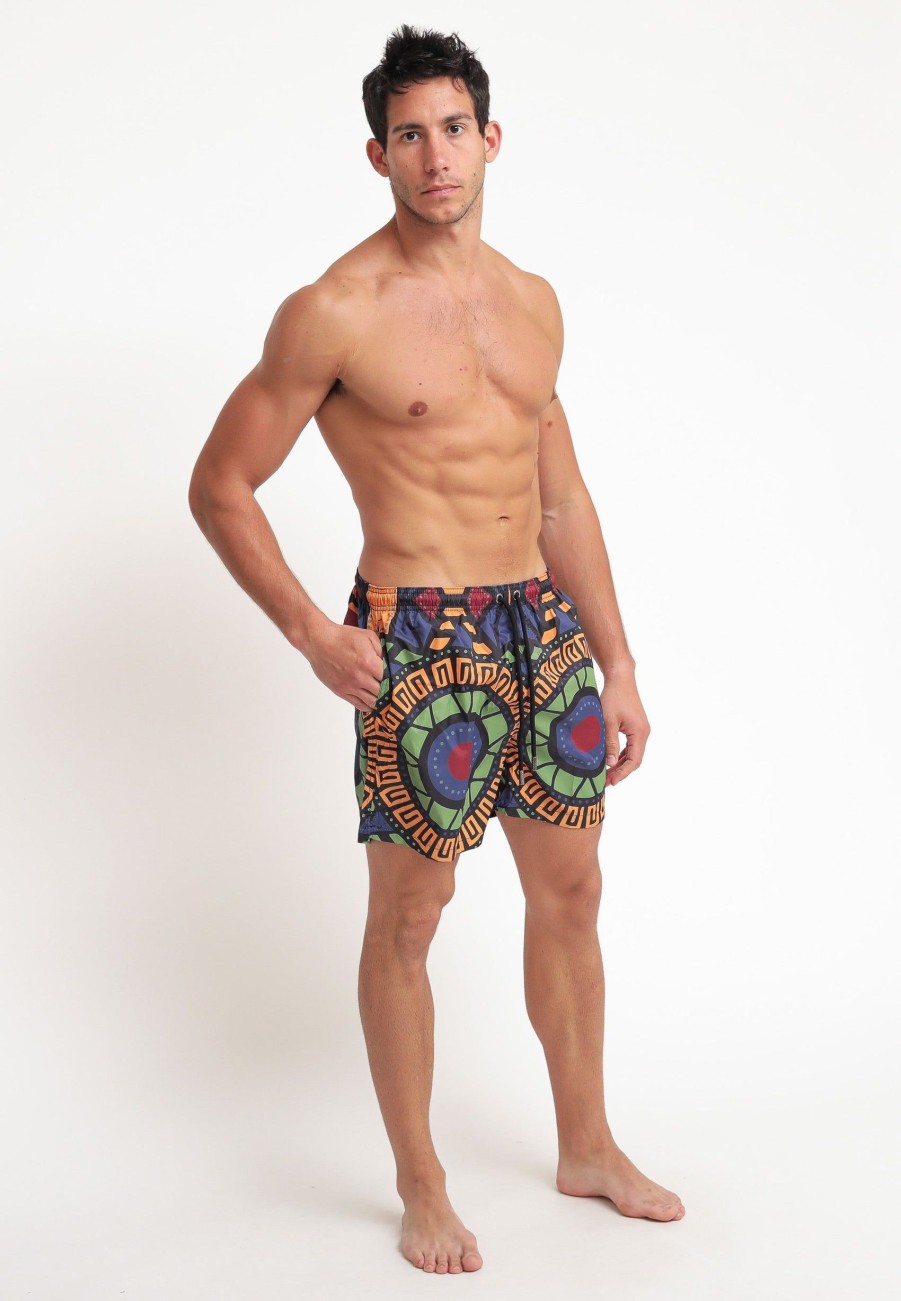 Uomo tooco Boxer Da Mare | Classic Beachwear Izapa Pastel