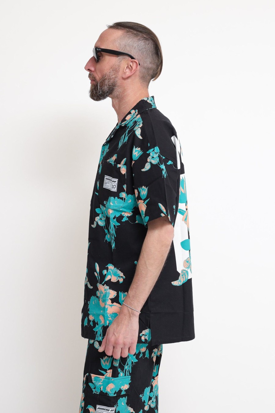 Uomo numero 00 Camicie | Flower Shirt