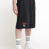 Uomo numero 00 Shorts | Striped Short - Black