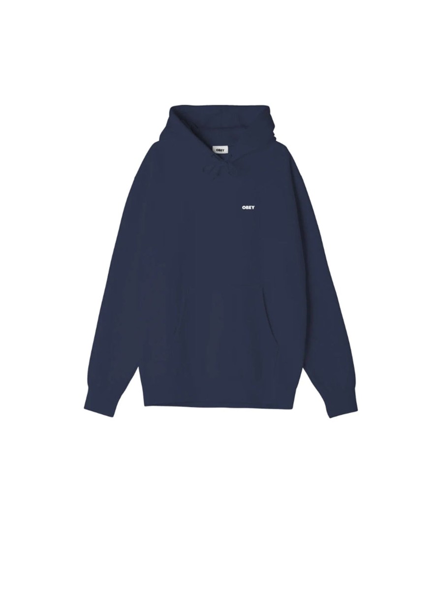 Uomo obey Felpe | Bold Hood - Accademy Navy