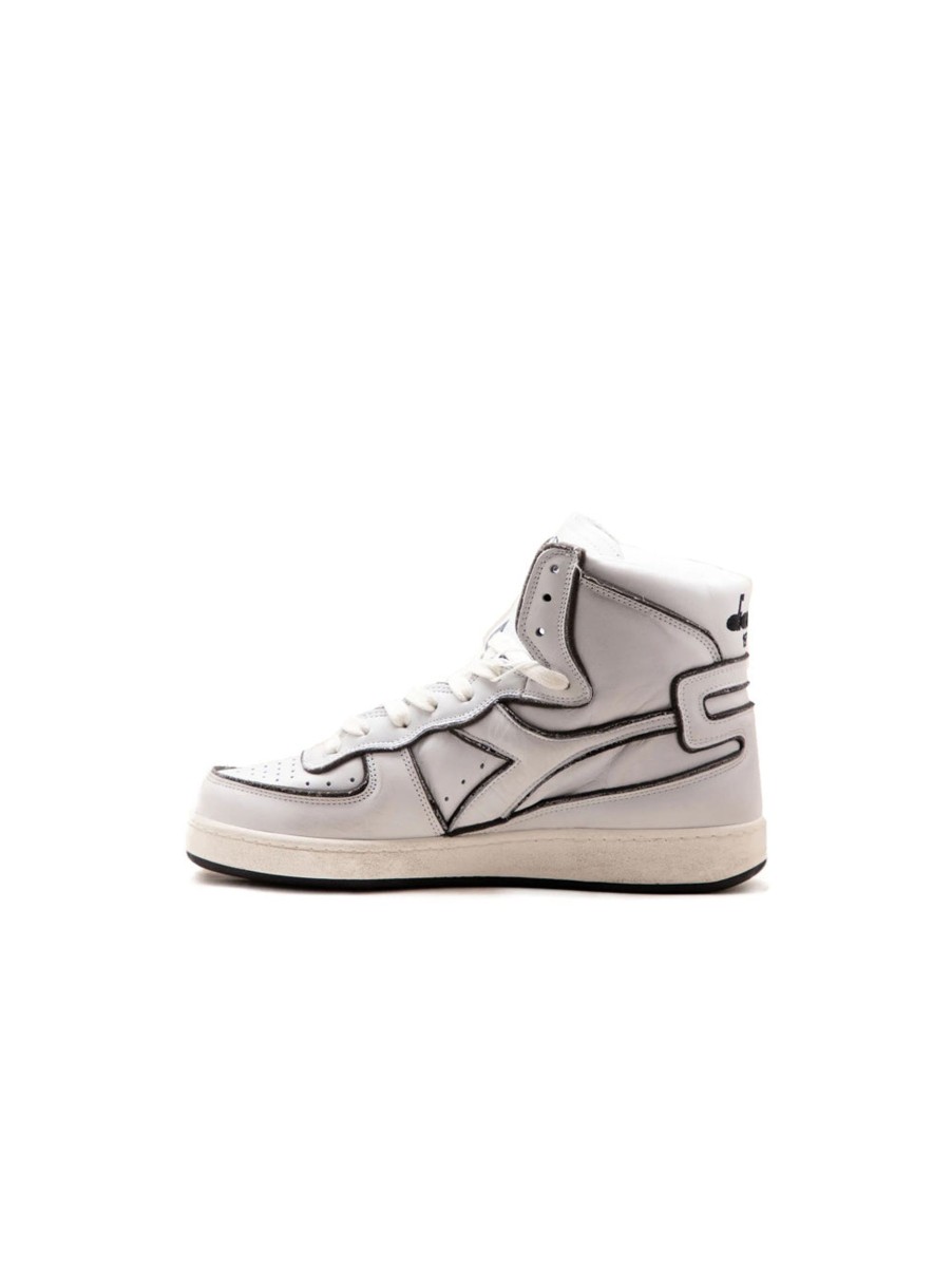 Scarpe diadora heritage | Mi Basket Frame Used - White Black