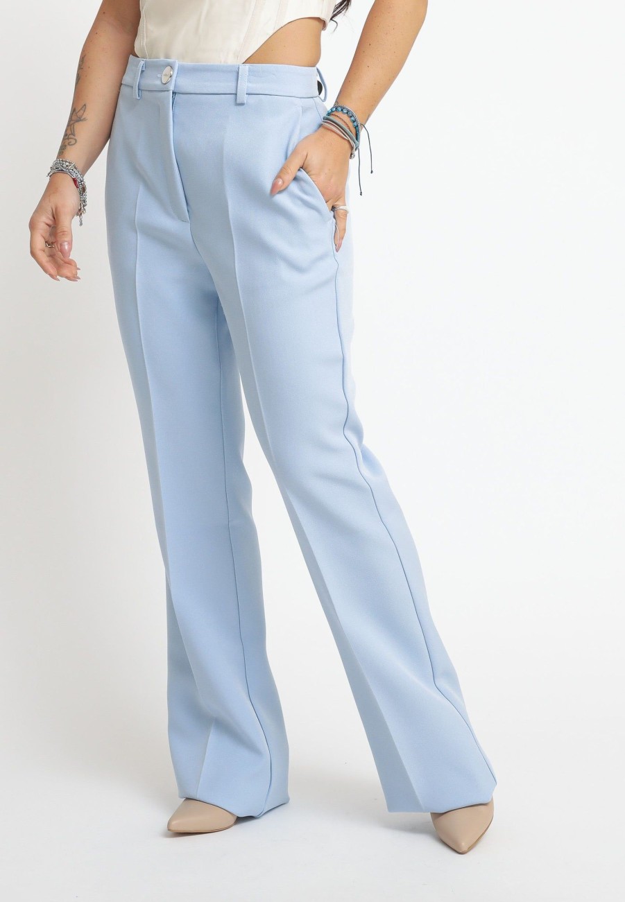 Donna vicolo Pantaloni | Pantalone - Azzurro