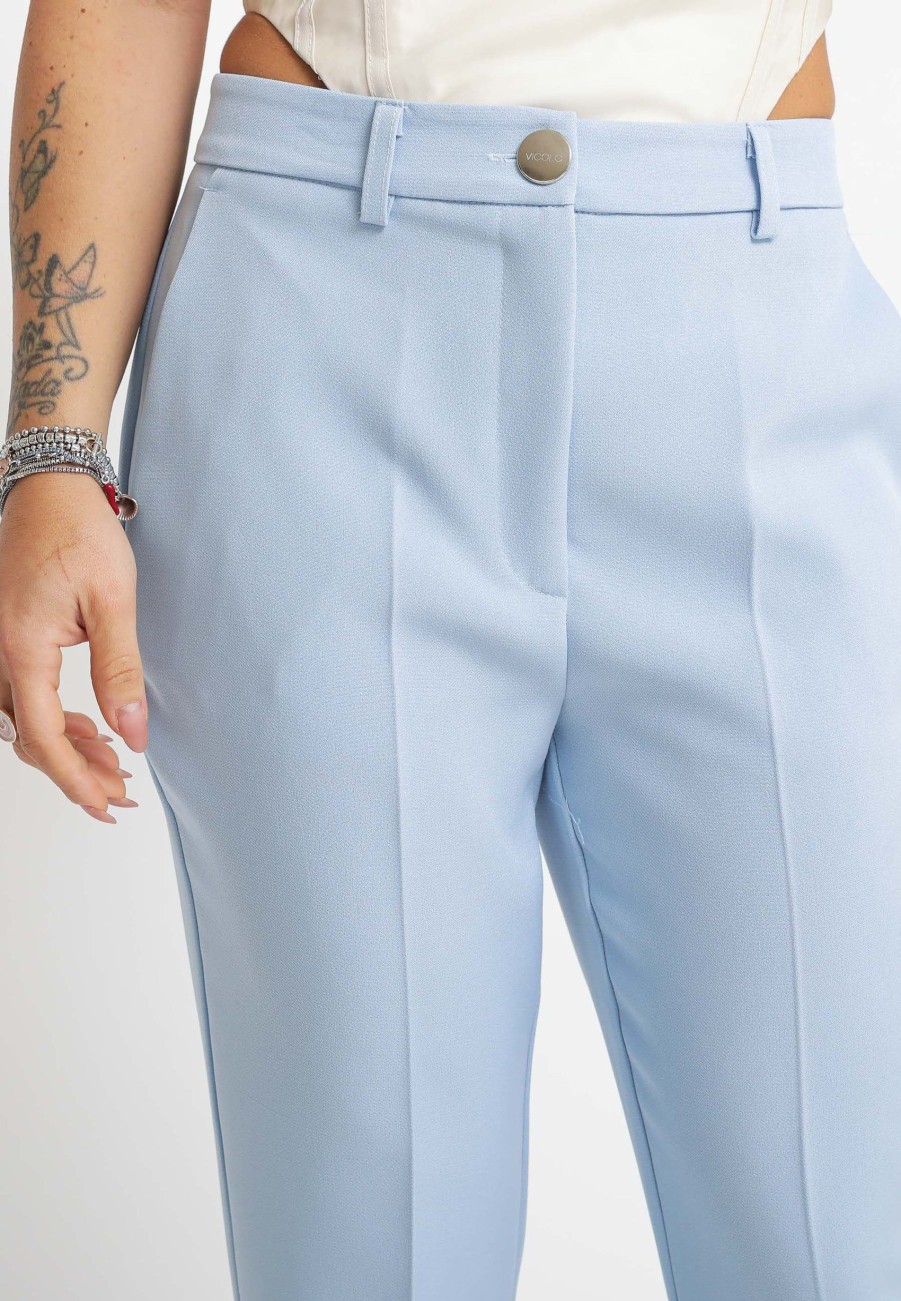 Donna vicolo Pantaloni | Pantalone - Azzurro