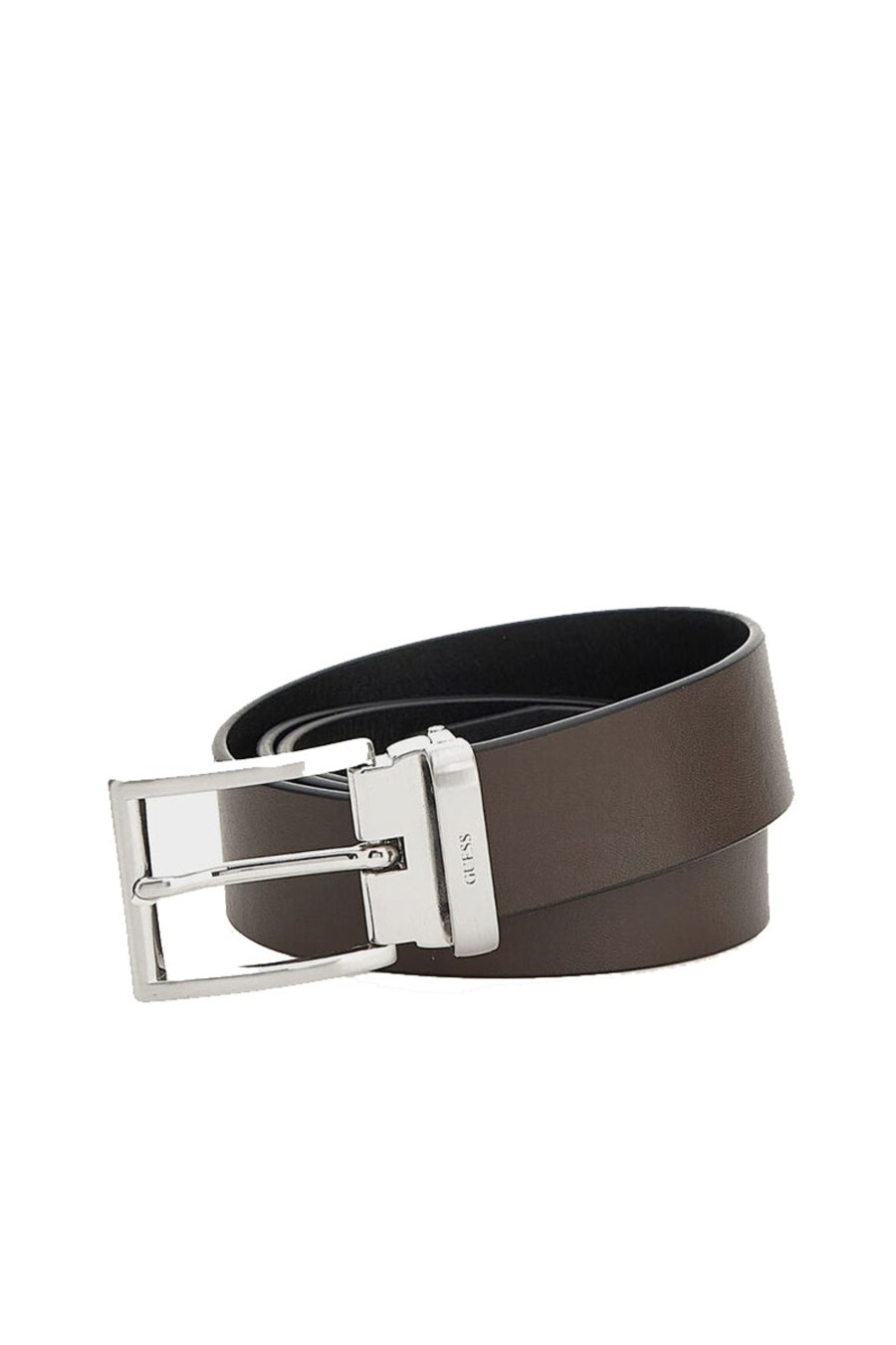 Uomo guess Cinture | Adjustable & Reversible Belt - Black Dark Brown