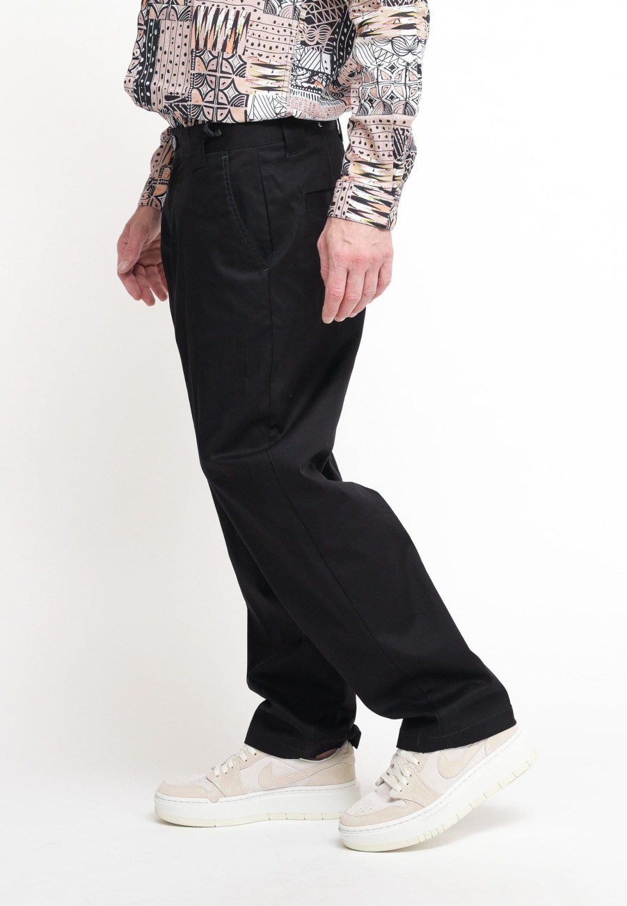 Uomo berna Pantaloni | Pantalone Largo - Nero