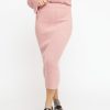 Donna vicolo Gonne | Gonna Knitwear - Baby Pink