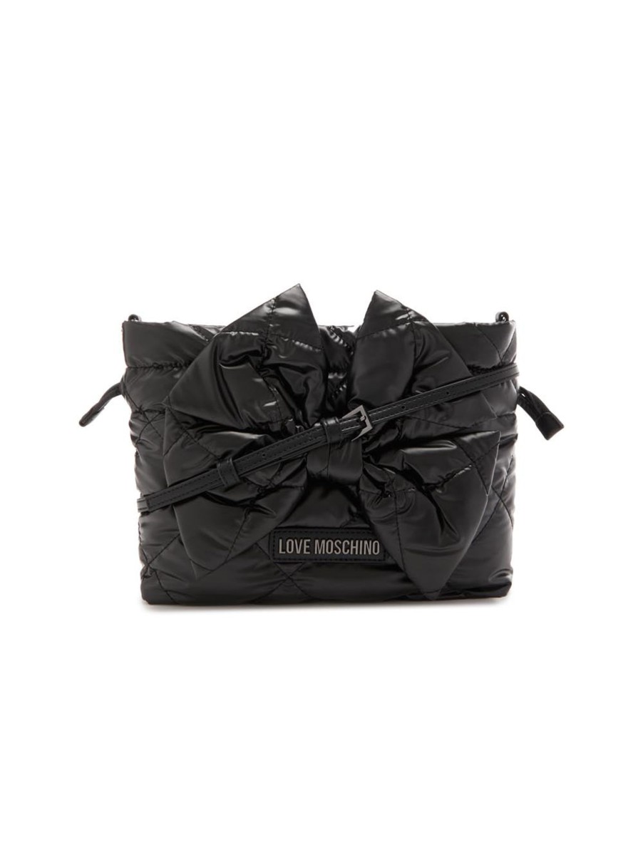 Donna love moschino Borse | Borsa Pl Fiocco - Nero Laminato