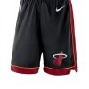 Uomo nike Shorts | Miami Heat Icon Edition - Black