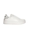 Scarpe gaelle paris | Sneakers Addict In Ecopelle Con Patch - Bianco