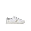 Scarpe d.a.t.e. | Hill Low Calf - White Silver