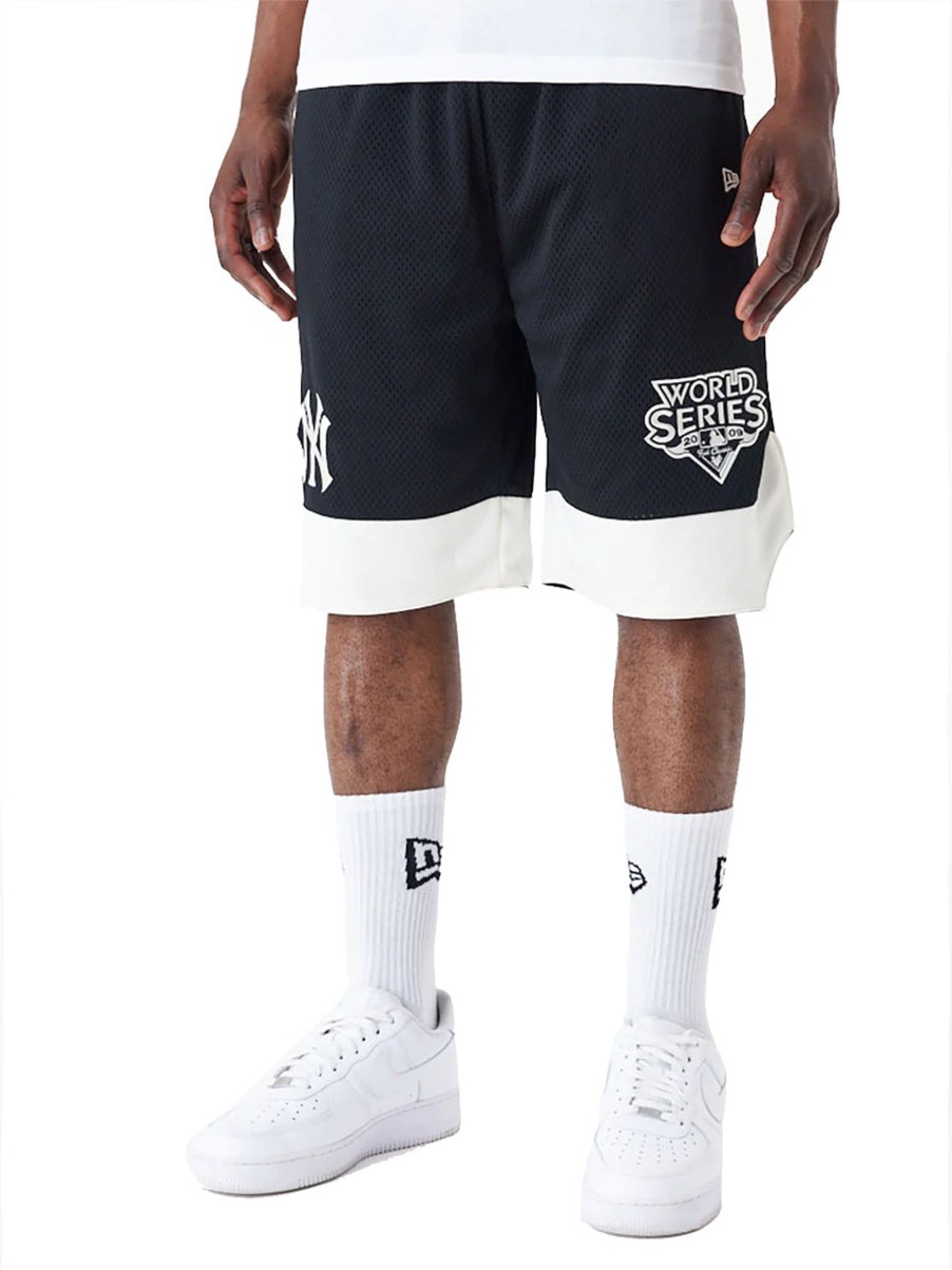 Uomo New Era Shorts | Pantaloncini New York Yankees Mlb World Series - Nero