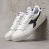 Scarpe diadora | Game L Low Waxed - White/Blue Caspian Sea