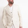 Uomo bl11 Giacche | Giacca Co/Li Off White