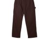 Uomo obey Pantaloni | Big Timer Twill Double Knee Carpenter Pant - Java Brown