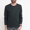 Uomo berna Pullover | Paricollo Essentials - Verde Bottiglia