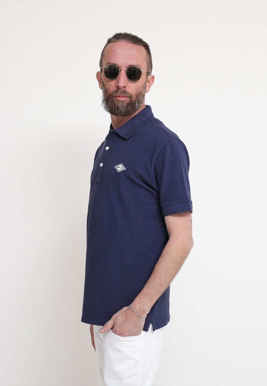 Uomo replay Polo | Polo - Blu