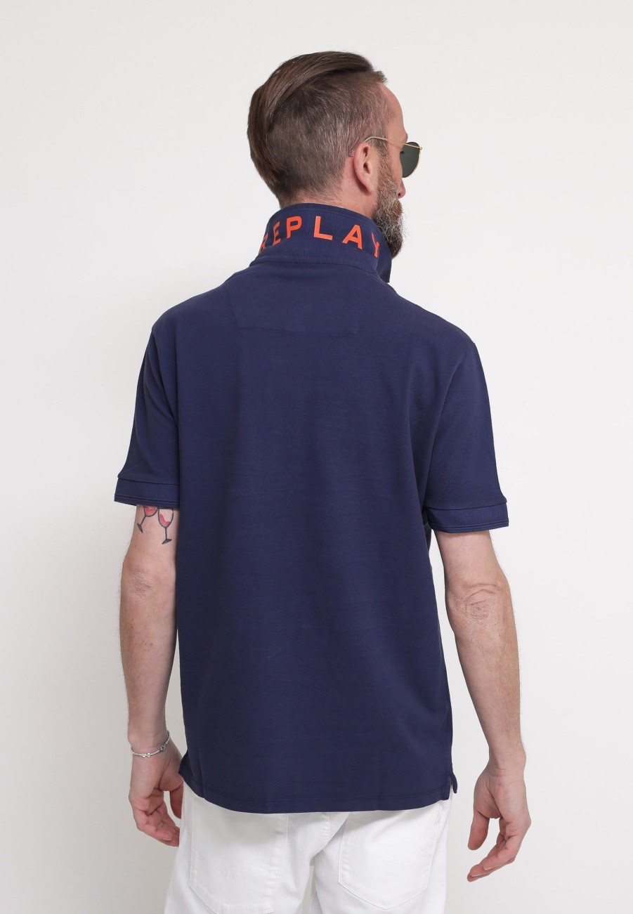 Uomo replay Polo | Polo - Blu